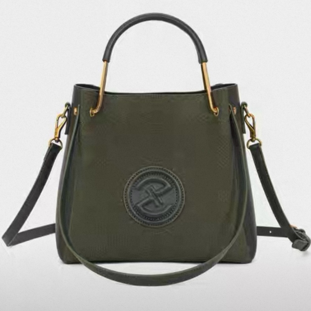 Elegant Olive Green Tote Bag